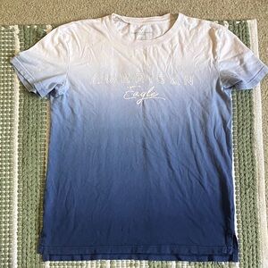American Eagle Outfitters Blue Gradient Tee